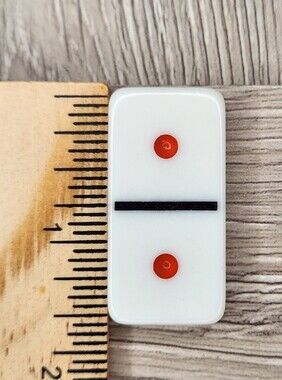 1:1 Replacement Domino Large Dot Shiny Color 1½ X ¾ X ¼ Dominoes